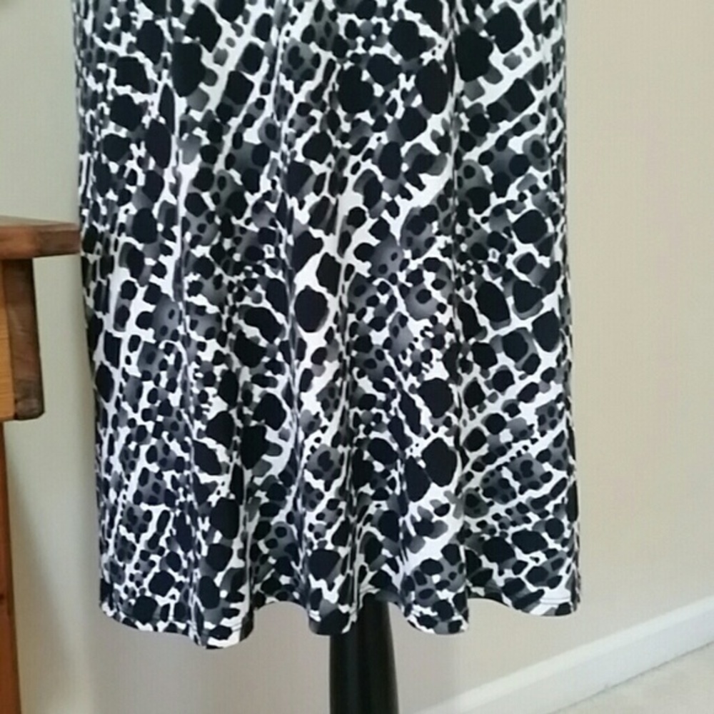 Merona Short sleeve dress sz S black/white - Picture 4 of 4